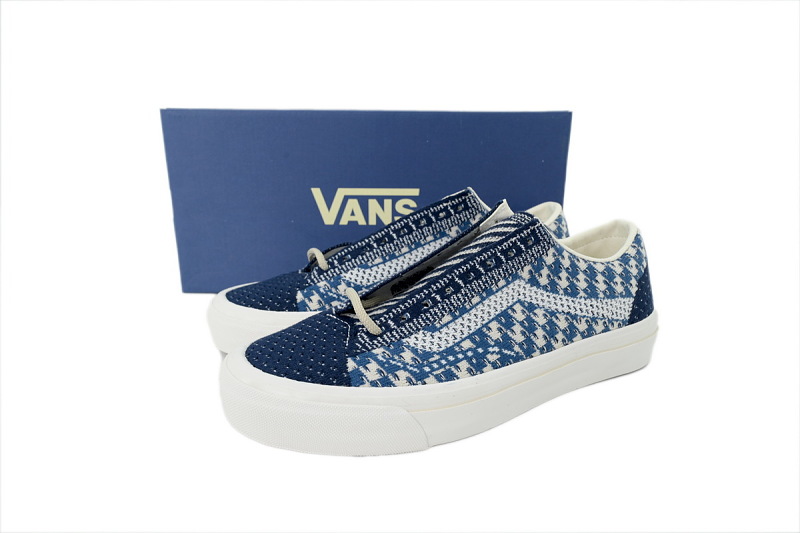【AB2X7】EK编织灰蓝白 万斯 经典低帮时尚板鞋 VN000D8HEBR Vans Old Skool 36 Engineered Knit 'Navy'