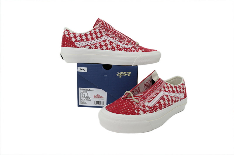 【AB2X7】EK编织红白 万斯 经典低帮时尚板鞋 VN000D8HESW Vans Old Skool 36 Engineered Knit 'Chili Pepper'