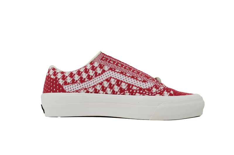 【AB2X7】EK编织红白 万斯 经典低帮时尚板鞋 VN000D8HESW Vans Old Skool 36 Engineered Knit 'Chili Pepper'