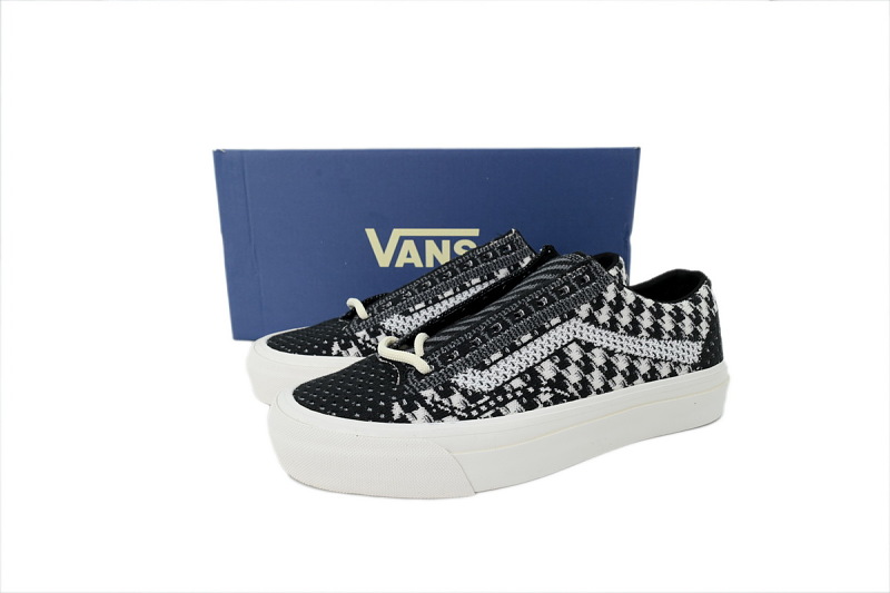 【AB2X7】EK编织黑白 万斯 经典低帮时尚板鞋 VN000D8HHR0 Vans Old Skool 36 Engineered Knit 'Black White'