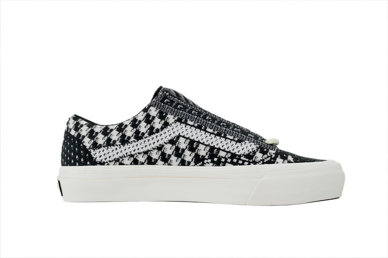 【AB2X7】EK编织黑白 万斯 经典低帮时尚板鞋 VN000D8HHR0 Vans Old Skool 36 Engineered Knit 'Black White'