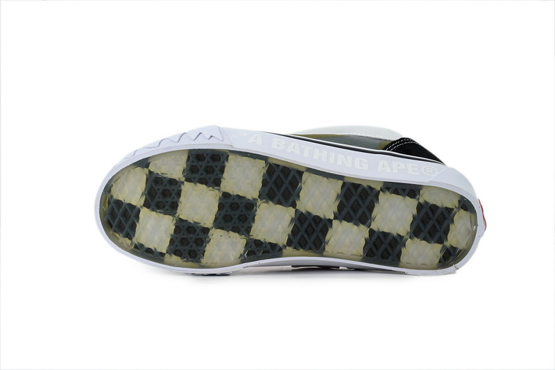 【BB9X7】迷彩鸳鸯 万斯 经典低帮时尚板鞋 VN000Z39W09 BAPE x Vans Premium Knu Skool 'Camo Green'