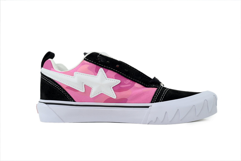 【BB9X7】迷彩鸳鸯 万斯 经典低帮时尚板鞋 VN000Z39W09 BAPE x Vans Premium Knu Skool 'Camo Green'