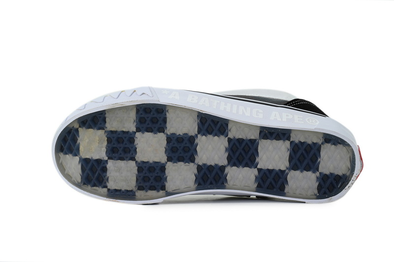 【BB9X7】迷彩格子 万斯 经典低帮时尚板鞋 VN000Z3929B BAPE x Vans Premium Knu Skool 'Camo Black'