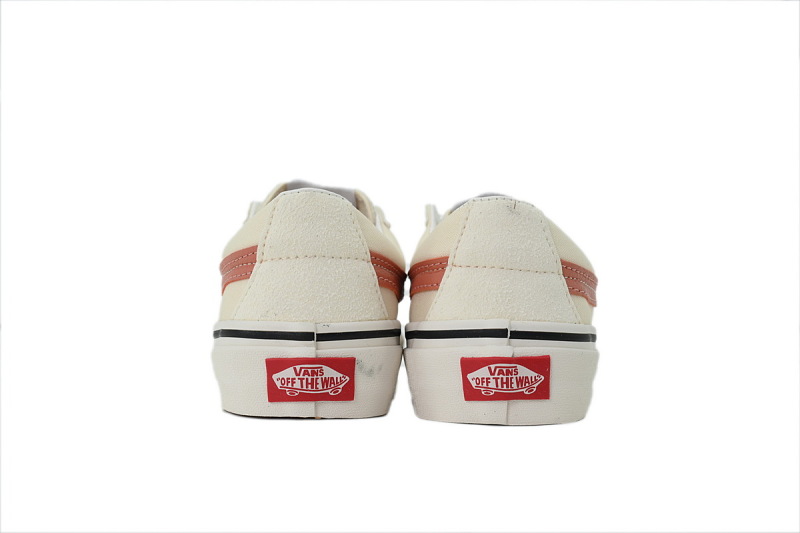 【AB9X7】SK8米白红 万斯 经典低帮时尚板鞋 VN0A4UWI4WU Vans Sk8-Low Reissue SF 'Antique White Langoustin'