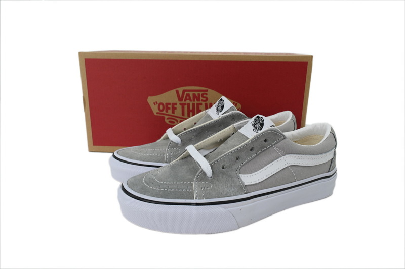 【AB9X7】SK8灰色 万斯 经典低帮时尚板鞋 VN0A4UUKIYP Vans Sk8-Low 'Drizzle'