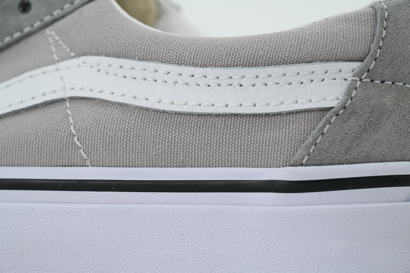 【AB9X7】SK8灰色 万斯 经典低帮时尚板鞋 VN0A4UUKIYP Vans Sk8-Low 'Drizzle'