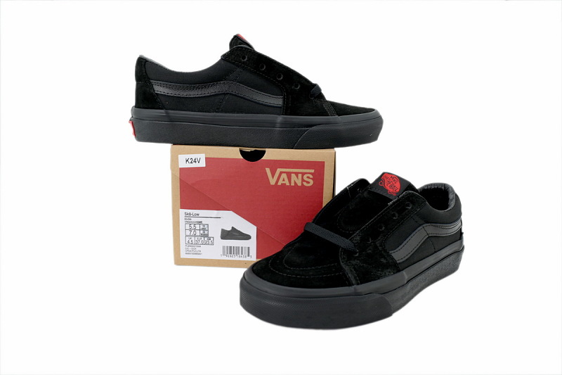【AB9X7】SK8黑武士 万斯 经典低帮时尚板鞋 VN0A4UUKENR Vans Sk8-Low 'Black'