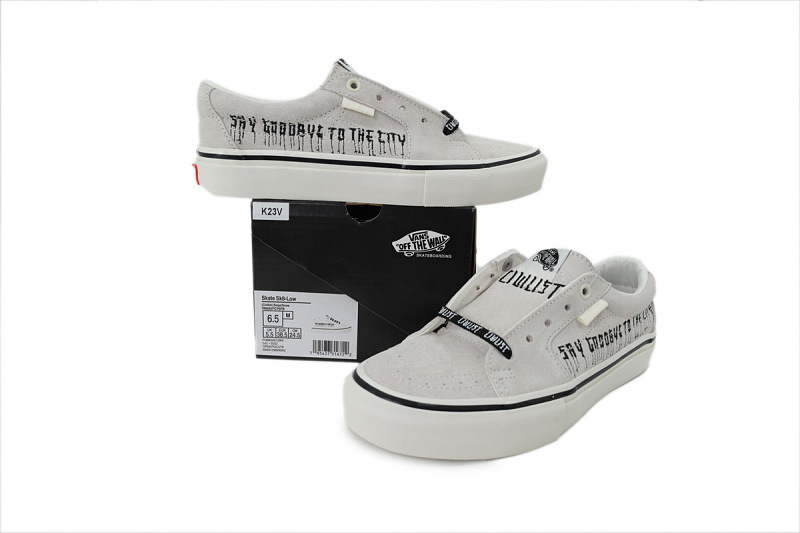 【AB1X7】SK8刺绣联名米色 万斯 经典低帮时尚板鞋 VN0A5FCF6FB Vans Sk8-Low 'Beige Snow'