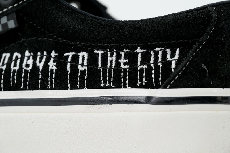 【AB1X7】SK8刺绣联名黑 万斯 经典低帮时尚板鞋 VN0A5FCF6EA Civilist x Vans Skate Sk8-Low 'Back To The Roots - Black'