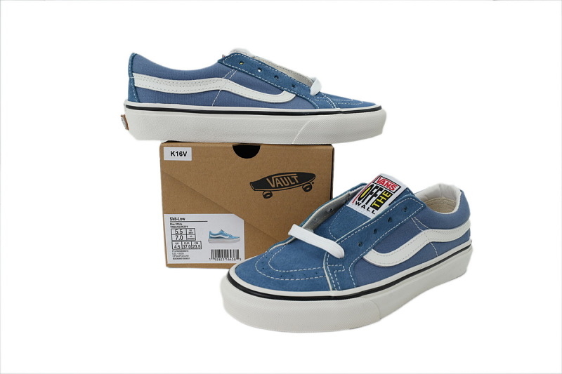 【AB9X7】SK8湖水蓝 万斯 经典低帮时尚板鞋 VN0A4UUK2V4 Vans Sk8-Low 'Blue White'