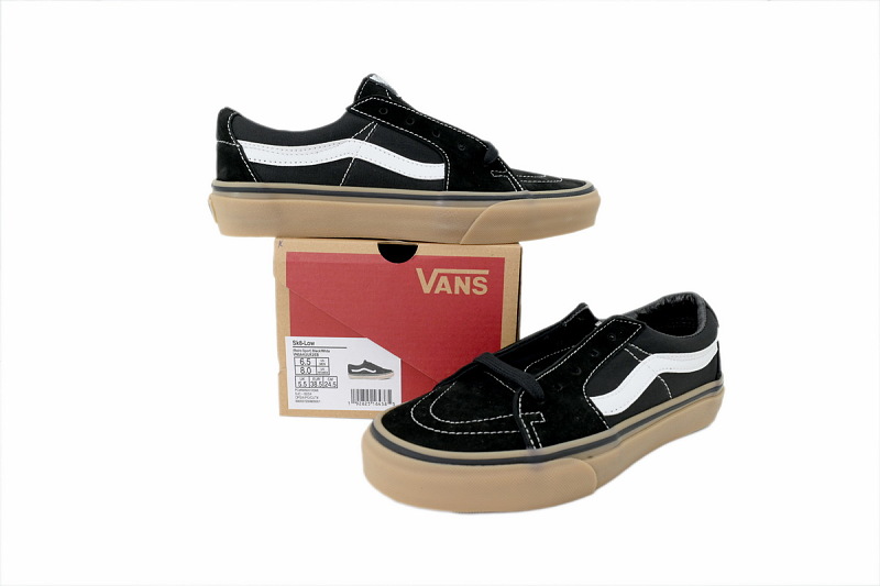 【AB9X7】SK8生胶黑白条 万斯 经典低帮时尚板鞋 VN0A4UUK2EB Vans Sk8-Low 'Black White'