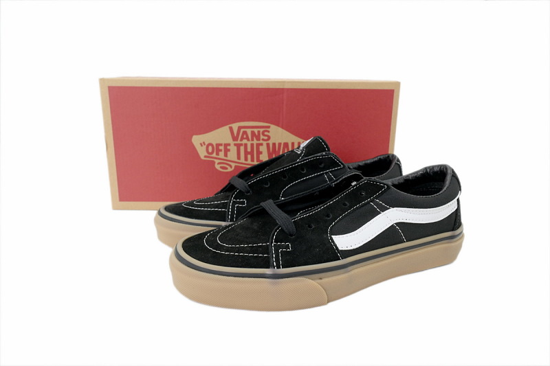 【AB9X7】SK8生胶黑白条 万斯 经典低帮时尚板鞋 VN0A4UUK2EB Vans Sk8-Low 'Black White'