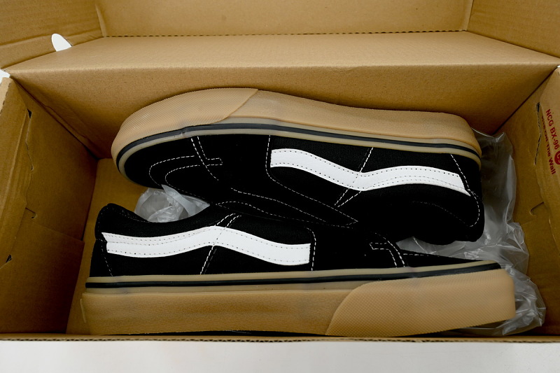 【AB9X7】SK8生胶黑白条 万斯 经典低帮时尚板鞋 VN0A4UUK2EB Vans Sk8-Low 'Black White'