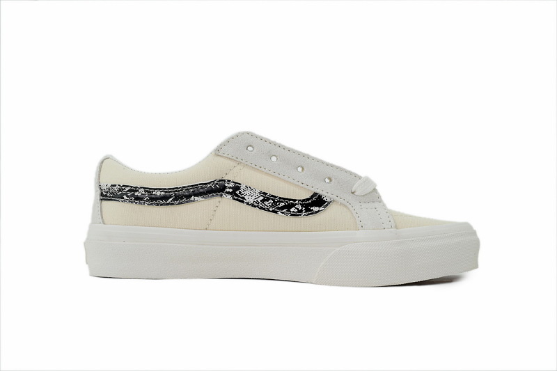 【AB9X7】SK8白蛇纹 万斯 经典低帮时尚板鞋 VN0A4UWI1X01 Vans Sk8 low Snake Marshmallow