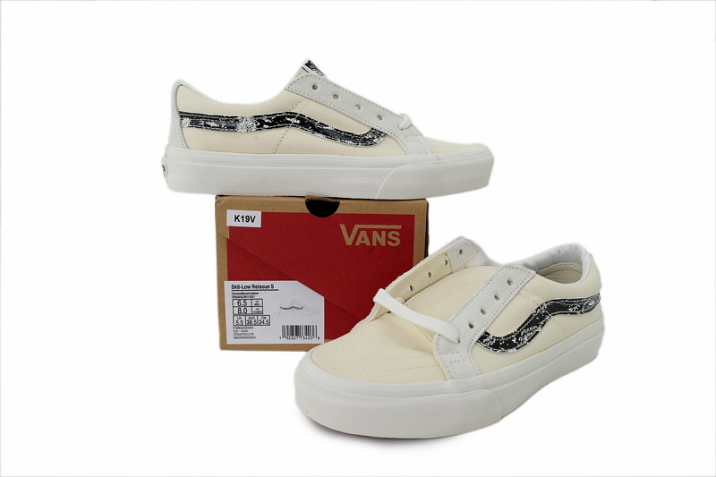 【AB9X7】SK8白蛇纹 万斯 经典低帮时尚板鞋 VN0A4UWI1X01 Vans Sk8 low Snake Marshmallow