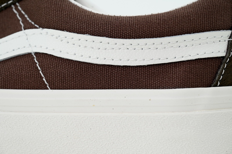 【AB9X7】SK8摩卡棕 万斯 经典低帮时尚板鞋 VN0A4UWI5A3 Tudor x Vans Sk8-Low Reissue SF 'Java Turtledove'