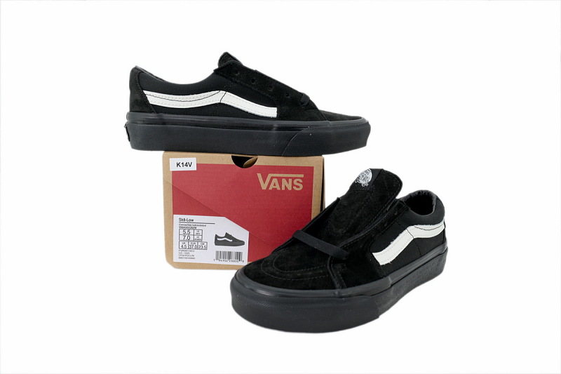 【AB9X7】SK8黑武士 万斯 经典低帮时尚板鞋 VN0A5KXDBZW Vans Sk8-Low 'Contrast Black White'