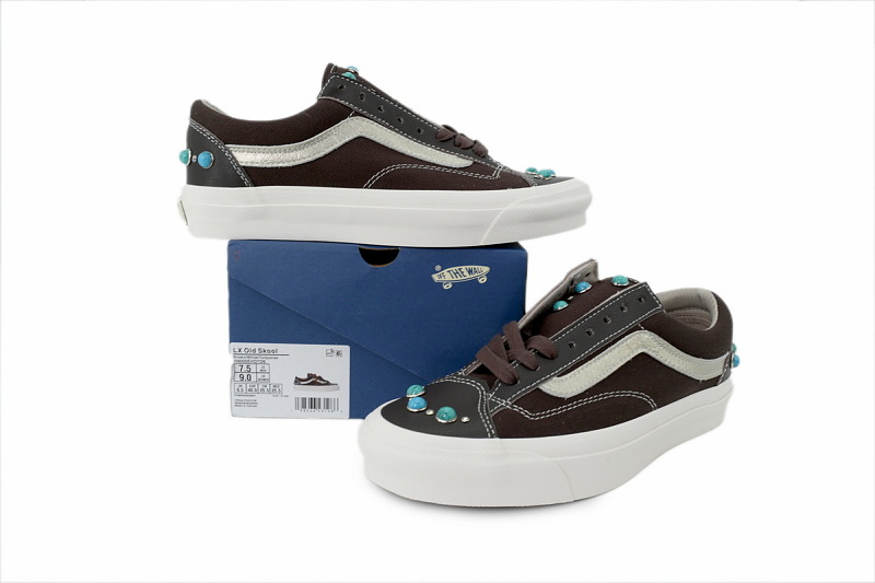 【BB5X7】绿松石 万斯 经典低帮时尚板鞋 VN000EHD7D6 Vans LX Old Skool 36 'Gemstone Mushroom'
