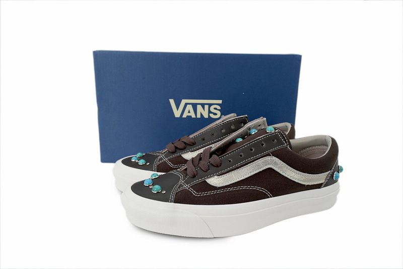 【BB5X7】绿松石 万斯 经典低帮时尚板鞋 VN000EHD7D6 Vans LX Old Skool 36 'Gemstone Mushroom'