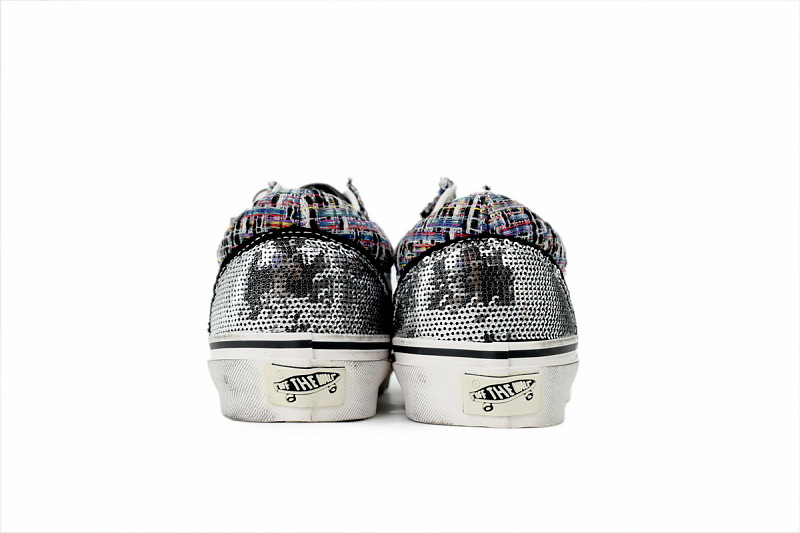 【AB3X7】小香风黑色 万斯 经典低帮时尚板鞋 VN000D9VDE2 Vans Old Skool Premium Charms 'Black Grey'