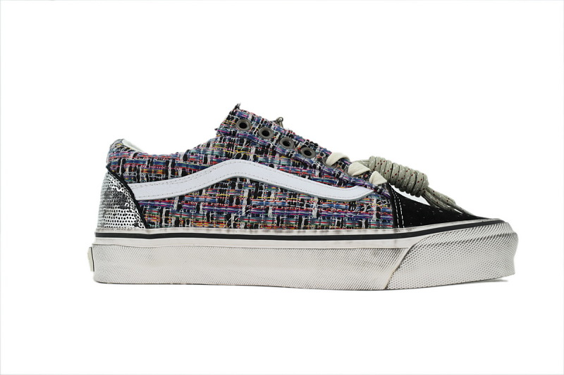 【AB3X7】小香风黑色 万斯 经典低帮时尚板鞋 VN000D9VDE2 Vans Old Skool Premium Charms 'Black Grey'