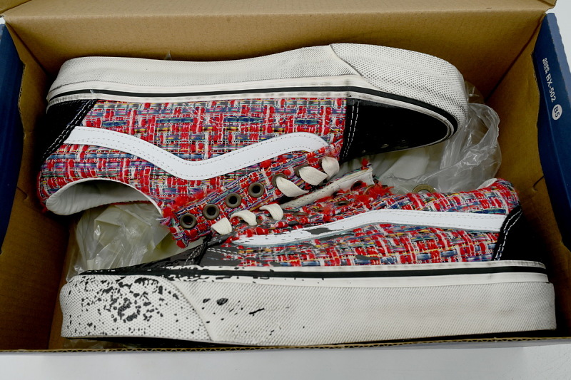 【AB3X7】小香风红色 万斯 经典低帮时尚板鞋 VN000D9VBOS Vans Old Skool Premium Charms 'Red Black'