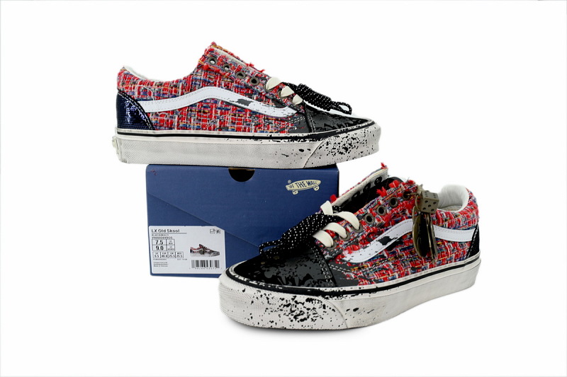 【AB3X7】小香风红色 万斯 经典低帮时尚板鞋 VN000D9VBOS Vans Old Skool Premium Charms 'Red Black'