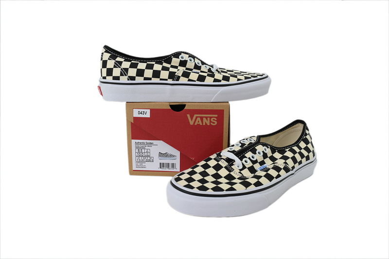 【AB7X7】格子AUT 万斯 经典低帮时尚板鞋 VN000W4NDI0 Vans Vans Authentic 'Golden Coast'