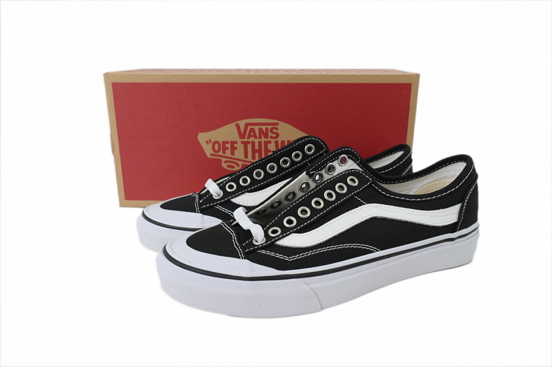 【AB8X7】SF包头黑白扣 万斯 经典低帮时尚板鞋 VN0A3MVLY28 Vans Style 36 Decon SF 'Black'