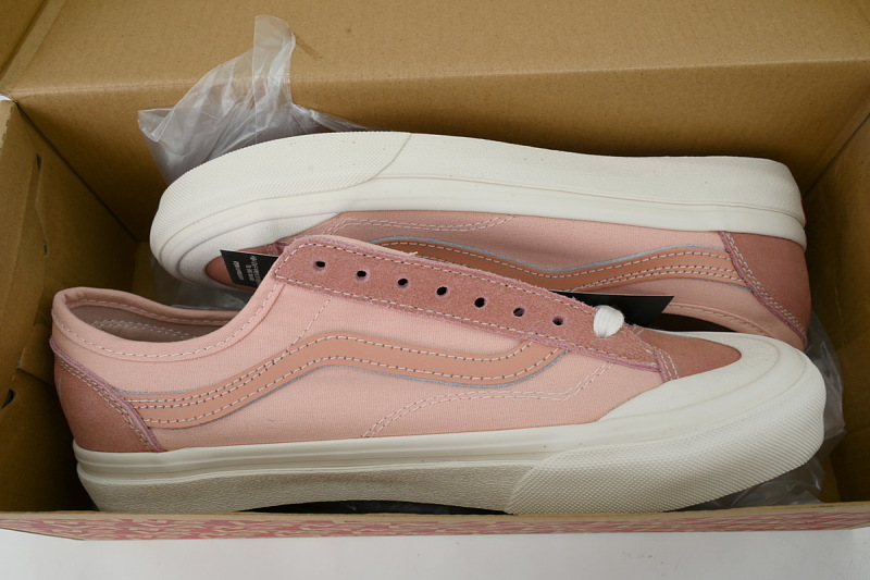 【AB8X7】SF包头樱花粉 万斯 经典低帮时尚板鞋 VN0A3MVLK0C Vans Style 36 Decon Sf 'Pink'