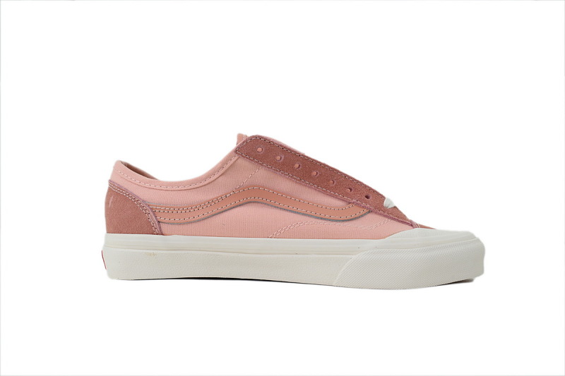 【AB8X7】SF包头樱花粉 万斯 经典低帮时尚板鞋 VN0A3MVLK0C Vans Style 36 Decon Sf 'Pink'