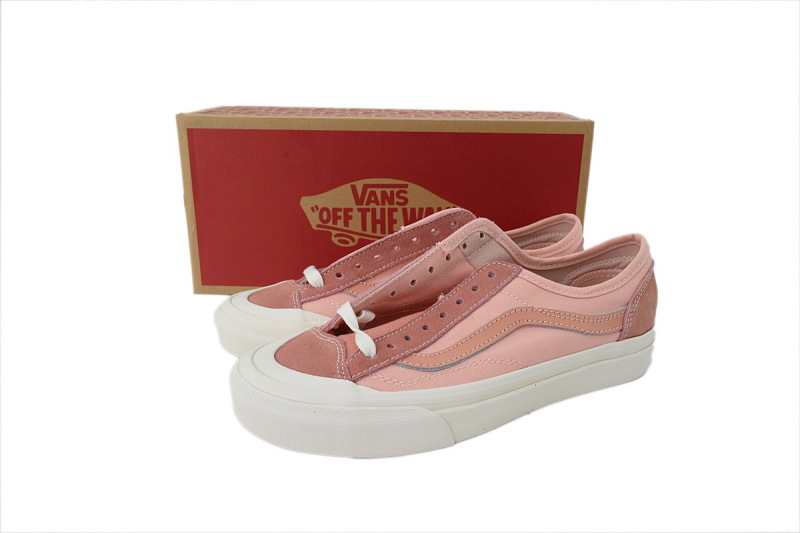 【AB8X7】SF包头樱花粉 万斯 经典低帮时尚板鞋 VN0A3MVLK0C Vans Style 36 Decon Sf 'Pink'