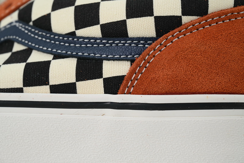 【AB8X7】SF包头黑红条 万斯 经典低帮时尚板鞋 VN0A3ZCJXMV Vans Style 36 SF 'Two Tone Salt Wash'