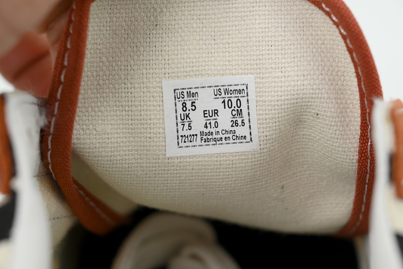 【AB8X7】SF包头黑红条 万斯 经典低帮时尚板鞋 VN0A3ZCJXMV Vans Style 36 SF 'Two Tone Salt Wash'