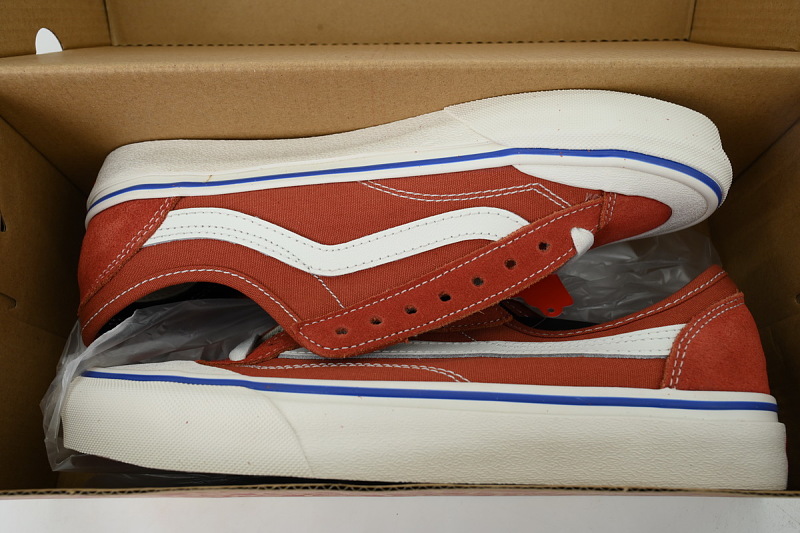 【AB8X7】SF包头脏橘 万斯 经典低帮时尚板鞋 VN0A3MVLVLA Vans Style 36 Decon Sf Shoes Orange