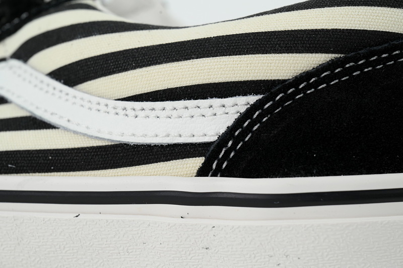 【AB8X7】SF包头格纹 万斯 经典低帮时尚板鞋 VN0A3ZCJXMU Vans Style 36 SF 'Stripe - Black' 2019