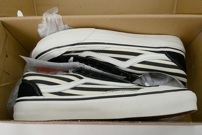 【AB8X7】SF包头格纹 万斯 经典低帮时尚板鞋 VN0A3ZCJXMU Vans Style 36 SF 'Stripe - Black' 2019