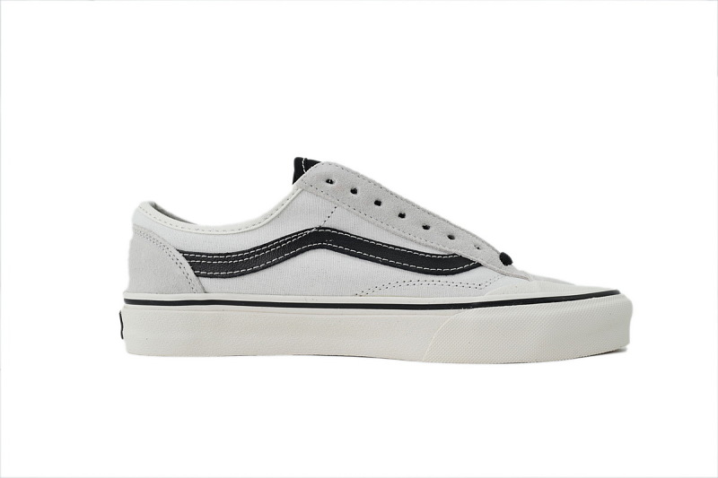 【AB8X7】SF包头白黑 万斯 经典低帮时尚板鞋 VN0A3MVLXGL Vans Style 36 Decon Surf White