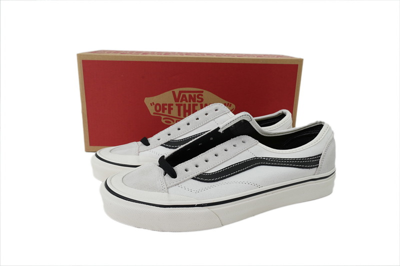 【AB8X7】SF包头白黑 万斯 经典低帮时尚板鞋 VN0A3MVLXGL Vans Style 36 Decon Surf White