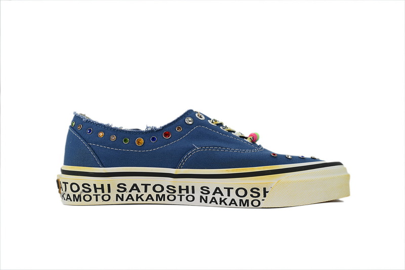 【BA5X7】宝石联名蓝 万斯 经典低帮时尚板鞋 VN000EHD7F3 Satoshi Nakamoto x Vans Era 95 'Brown/White/Turquoise'
