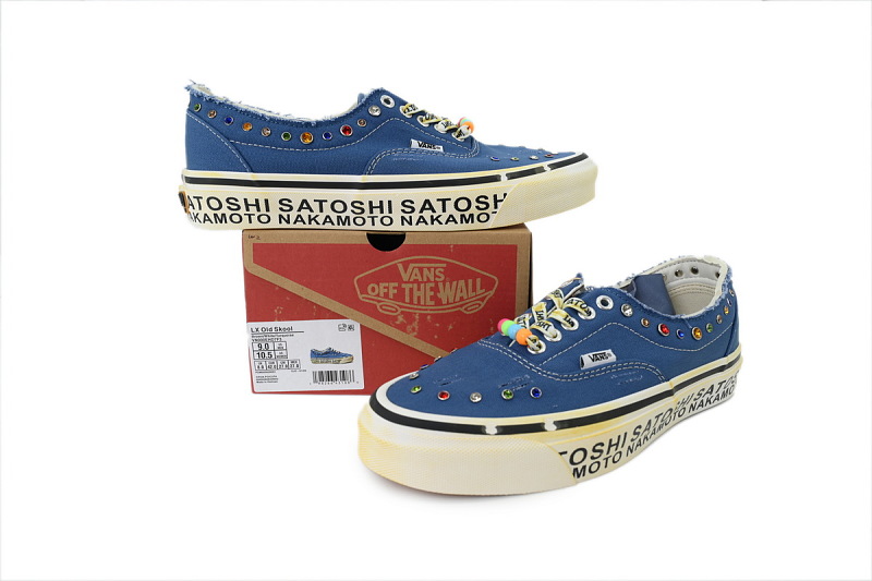 【BA5X7】宝石联名蓝 万斯 经典低帮时尚板鞋 VN000EHD7F3 Satoshi Nakamoto x Vans Era 95 'Brown/White/Turquoise'