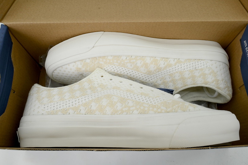 【AB2X7】编织162V 万斯 经典低帮时尚板鞋 VN000D8HESF Vans Premium Old Skool Knit "True White/Beige"