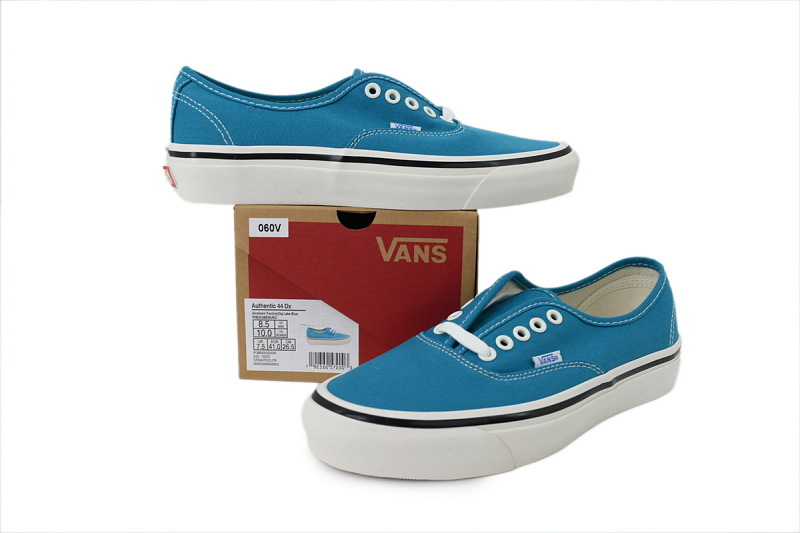 【AB7X7】安娜海姆湖水蓝 万斯 经典低帮时尚板鞋 VN0A38ENU63 Vans Authentic 44 DX 'Lake Blue'