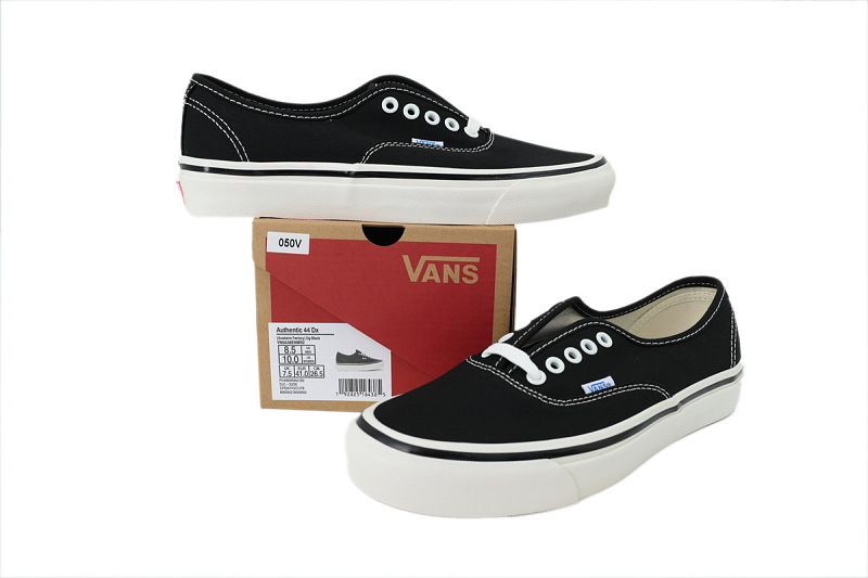 【AB7X7】安娜海姆黑白 万斯 经典低帮时尚板鞋 VN0A38ENMR2 Vans Authentic 44 DX 'Anaheim Factory'