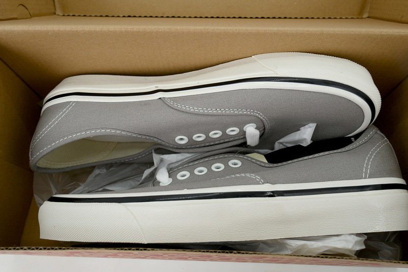 【AB7X7】安娜海姆灰色 万斯 经典低帮时尚板鞋 VN0A38ENMR6 Vans Authentic 44 DX 'Anaheim Factory'