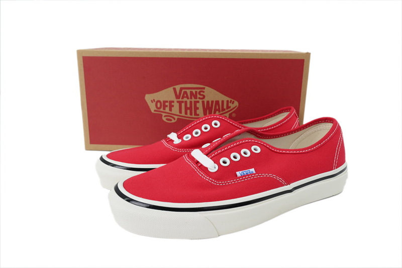 【AB7X7】安娜海姆大红 万斯 经典低帮时尚板鞋 VN0A38ENMR9 Vans Authentic 44 DX 'Anaheim Factory - Racing Red'