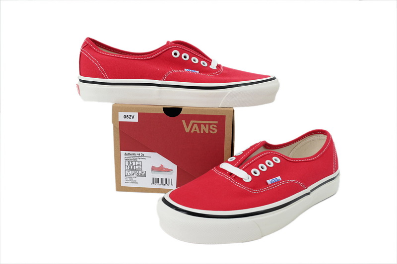 【AB7X7】安娜海姆大红 万斯 经典低帮时尚板鞋 VN0A38ENMR9 Vans Authentic 44 DX 'Anaheim Factory - Racing Red'