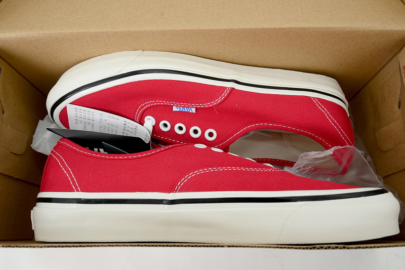 【AB7X7】安娜海姆大红 万斯 经典低帮时尚板鞋 VN0A38ENMR9 Vans Authentic 44 DX 'Anaheim Factory - Racing Red'