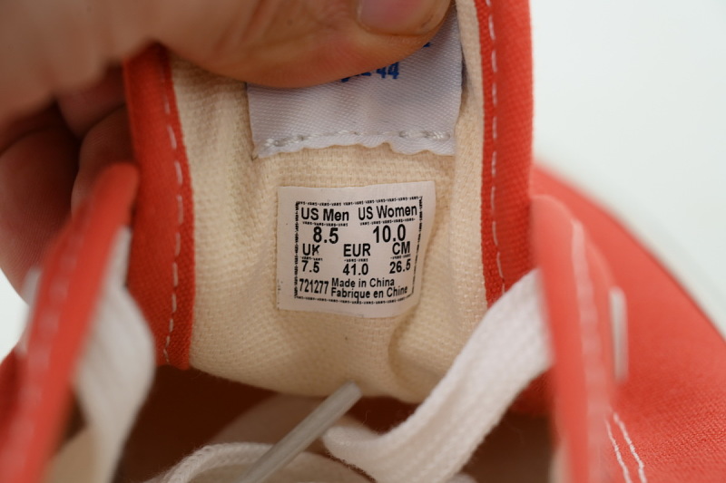 【AB7X7】安娜海姆脏橘 万斯 经典低帮时尚板鞋 VN0A38ENMR8 Vans Authentic 44 DX 'Orange White'